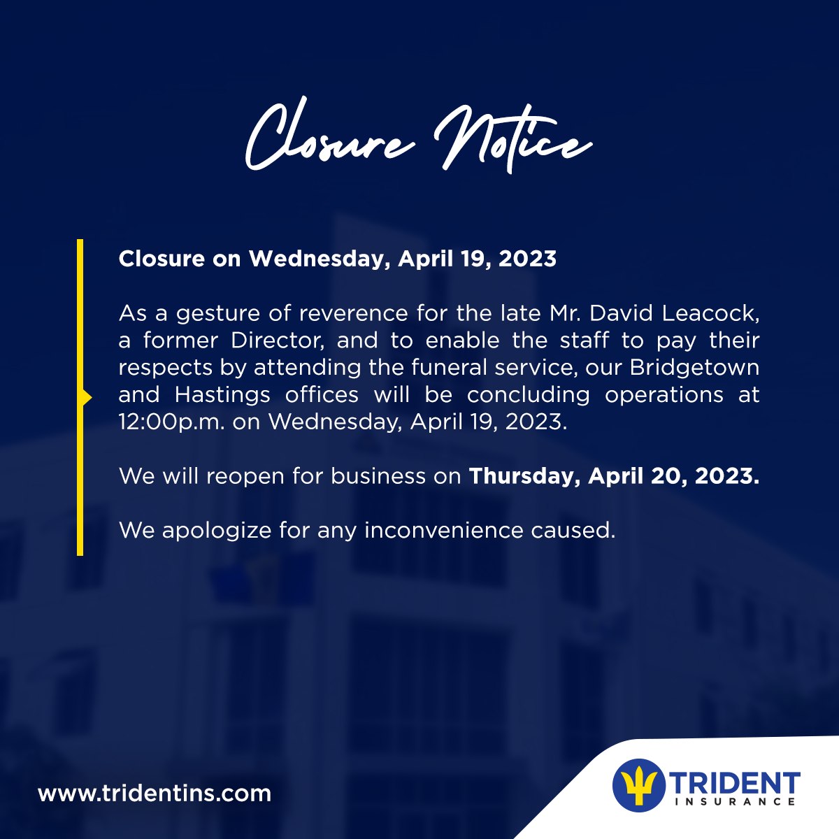 Trident Insurance Barbados